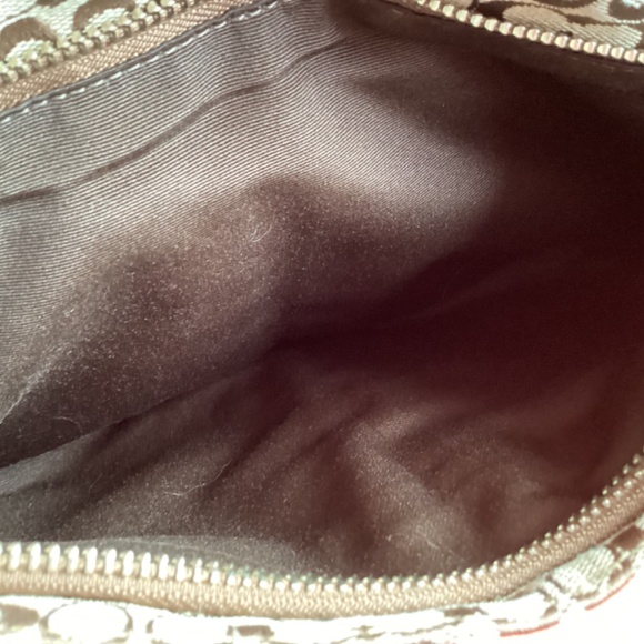 Coach Monogram Crossbody Messenger Style Handbag - Picture 10 of 14